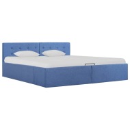 vidaXL Hydraulický posteľný rám+úložný priestor, látka 160x200 cm - cena, srovnání