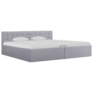 vidaXL Hydraulický posteľný rám+úložný priestor, látka 180x200 cm - cena, srovnání