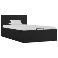 vidaXL Hydraulický posteľný rám+úložný priestor, látka 100x200 cm - cena, srovnání