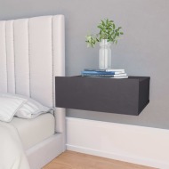 vidaXL Nástenné nočné stolíky 2ks sivé 40x30x15 cm drevotrieska - cena, srovnání