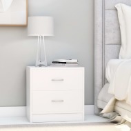 vidaXL Nočné stolíky 2 ks biele 40x30x40 cm drevotrieska - cena, srovnání
