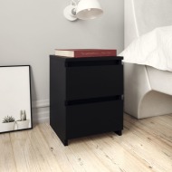 vidaXL Nočné stolíky 2 ks čierne 30x30x40 cm drevotrieska - cena, srovnání