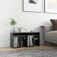 vidaXL Nočné stolíky 2 ks, čierne 40x30x40 cm, drevotrieska - cena, srovnání