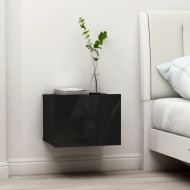 vidaXL Nočné stolíky 2 ks, lesklé čierne 40x30x30 cm, drevotrieska - cena, srovnání