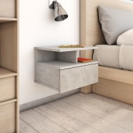 vidaXL Nástenný nočný stolík betónovo-sivý 40x31x27 cm drevotrieska - cena, srovnání