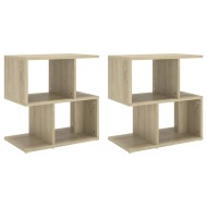 vidaXL Nočné stolíky 2 ks dub sonoma 50x30x51,5 cm drevotrieska - cena, srovnání