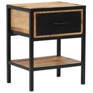 vidaXL Nočný stolík, masívne mangovníkové drevo 40x30x50 cm - cena, srovnání