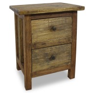 vidaXL Nočný stolík, masívne recyklované drevo, 40x30x51 cm - cena, srovnání