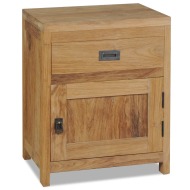 vidaXL Nočný stolík, masívne teakové drevo, 40x30x50 cm, - cena, srovnání