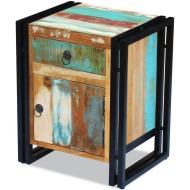 vidaXL Nočný stolík, recyklovaný masív - cena, srovnání