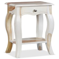 vidaXL Nočný stolík, sheeshamový masív 40x30x50 cm - cena, srovnání