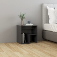 vidaXL Nočný stolík, sivý 40x30x40 cm, drevotrieska - cena, srovnání