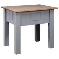 vidaXL Nočný stolík, sivý 50,5x50,5x52,5 cm, borovica Panama Range - cena, srovnání