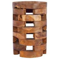 vidaXL Nočný stolík 30x30x45 cm masívne teakové drevo - cena, srovnání