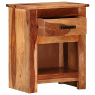 vidaXL Nočný stolík 40x30x50 cm masívne sheeshamové drevo - cena, srovnání