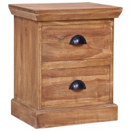 vidaXL Nočný stolík 40x30x50 cm masívne teakové drevo - cena, srovnání