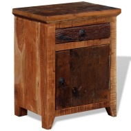 vidaXL Nočný stolík, akáciový masív, recyklované drevo - cena, srovnání