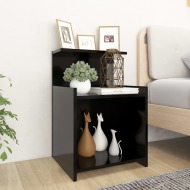 vidaXL Nočný stolík čierny 40x35x60 cm drevotrieska - cena, srovnání