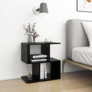 vidaXL Nočný stolík čierny 50x30x51,5 cm drevotrieska - cena, srovnání