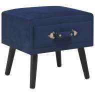 vidaXL Nočný stolík modrý 40x35x40 cm zamatový - cena, srovnání