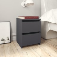 vidaXL Nočný stolík sivý 30x30x40 cm drevotrieska - cena, srovnání