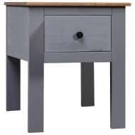 vidaXL Nočný stolík sivý 46x40x57 cm borovica Panama Range - cena, srovnání