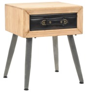 vidaXL Nočný stolík z jedľového dreva 43x38x50 cm - cena, srovnání