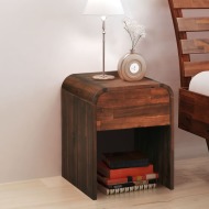 vidaXL Nočný stolík z masívneho akáciového dreva 41,5x42x52 cm - cena, srovnání