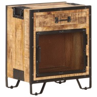 vidaXL Nočný stolík 43x30x51 cm surové mangovníkové drevo - cena, srovnání