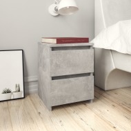 vidaXL Nočný stolík betónovo-sivý 30x30x40 cm drevotrieska - cena, srovnání