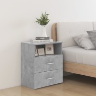 vidaXL Nočný stolík betónovo-sivý 50x32x60 cm - cena, srovnání