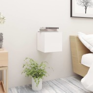 vidaXL Nočný stolík biely 30,5x30x30 cm drevotrieska - cena, srovnání