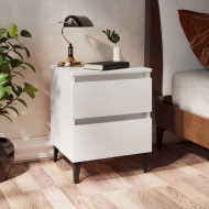 vidaXL Nočný stolík biely 40x35x50 cm drevotrieska - cena, srovnání