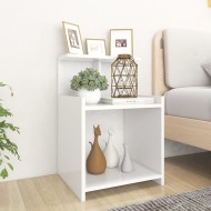 vidaXL Nočný stolík biely 40x35x60 cm drevotrieska - cena, srovnání