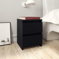 vidaXL Nočný stolík čierny 30x30x40 cm drevotrieska - cena, srovnání