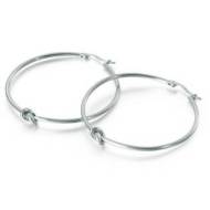 Šperky4u Ocelové náušnice kruhy 50 mm - cena, srovnání