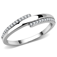 Šperky4u Ocelový prsten se zirkony - cena, srovnání