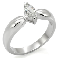 Šperky4u Ocelový prsten se zirkonem, vel. 60 - cena, srovnání