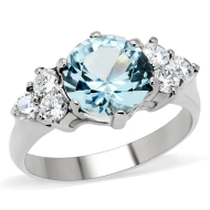 Šperky4u Ocelový prsten s tyrkysovým kamenem - cena, srovnání