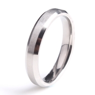 Šperky4u Ocelový prsten, šíře 4 mm - cena, srovnání