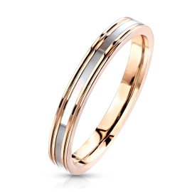 Šperky4u Ocelový prsten s perletí