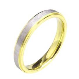 Šperky4u OPR0059 Dámský ocelový prsten, šíře 4 mm
