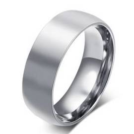 Šperky4u Pánský ocelový prsten, šíře 8 mm