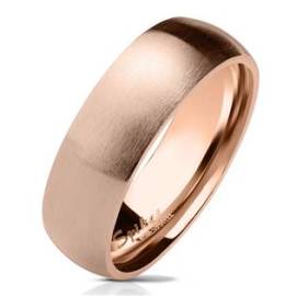 Šperky4u OPR0071 Pánský zlacený prsten matný