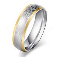 Šperky4u Dámský ocelový prsten, šíře 6 mm - cena, srovnání