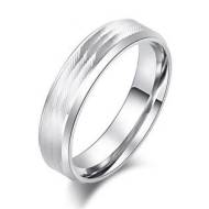 Šperky4u OPR0088 Dámský ocelový prsten, šíře 6 mm - cena, srovnání