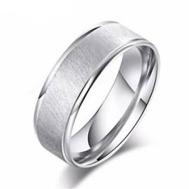 Šperky4u OPR0090 Pánský ocelový prsten, šíře 8 mm