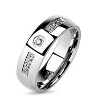 Šperky4u OPR0094 Dámský ocelový prsten - cena, srovnání