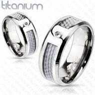 Spikes TT1033 Dámský snubní prsten titan - cena, srovnání