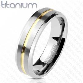 Spikes TT1043 Dámský snubní prsten titan